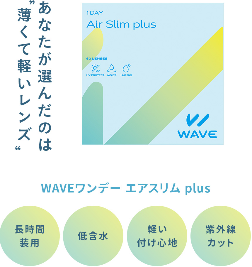 WAVEワンデー UV エアスリム plus